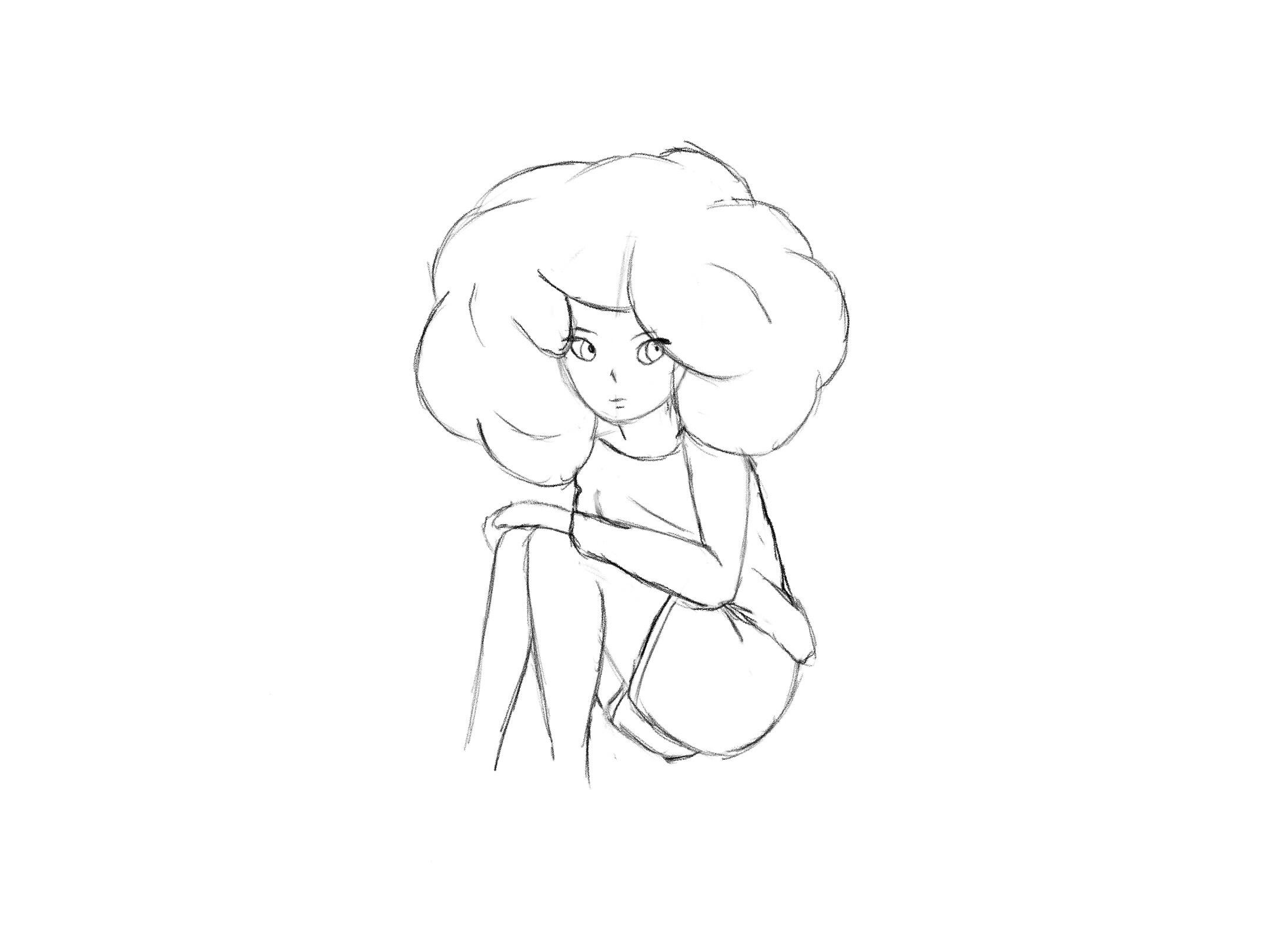 She’s a little nervous
