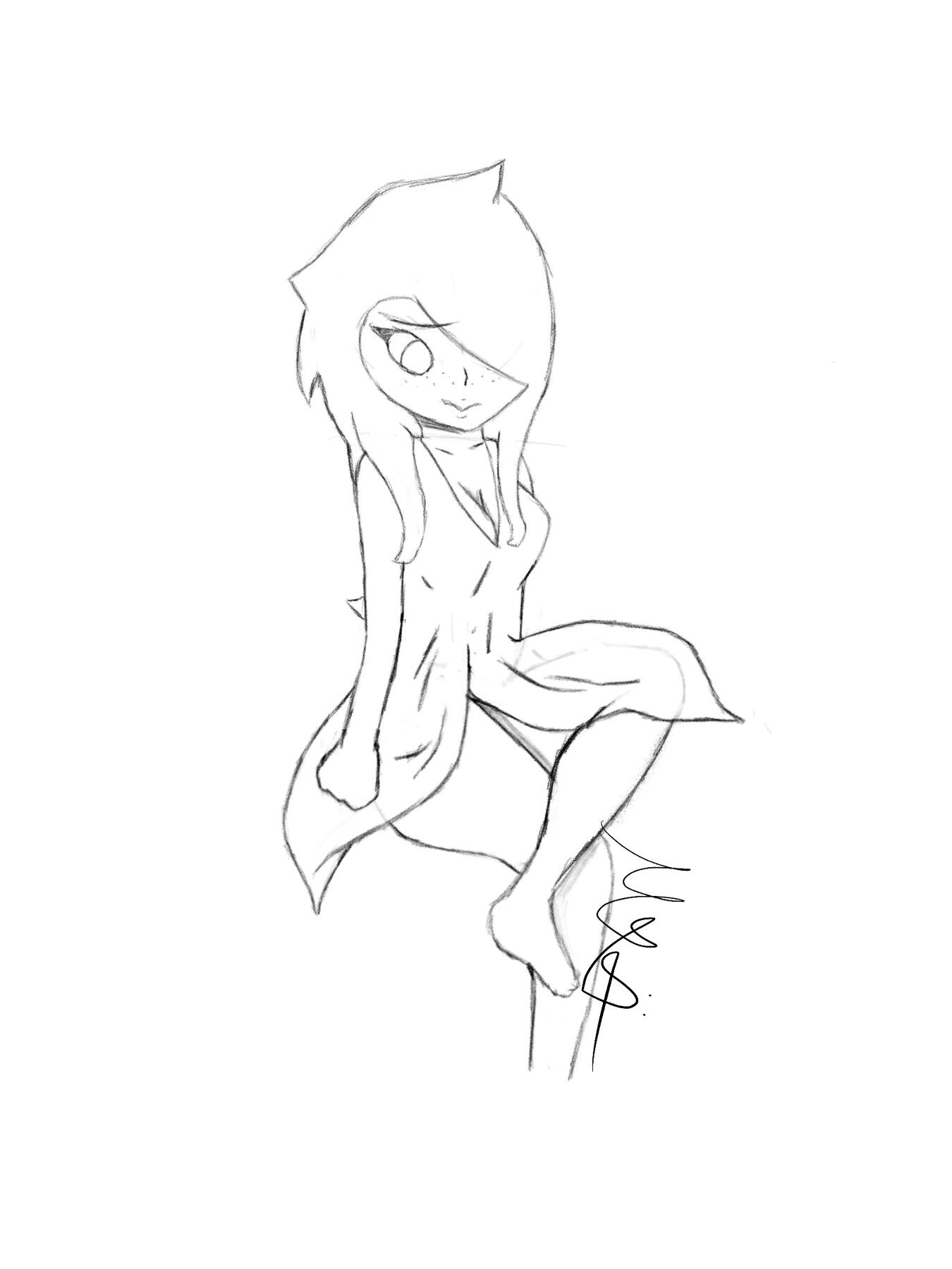 Sad cuz leg stiff